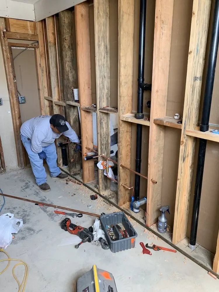 Commercial rough-in plumbing for Gas Line Repair in East Norriton